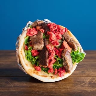 Mixed Chicken & Beef Pita Wrap