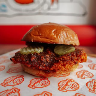 Darbars Hot Chicken Sandwich